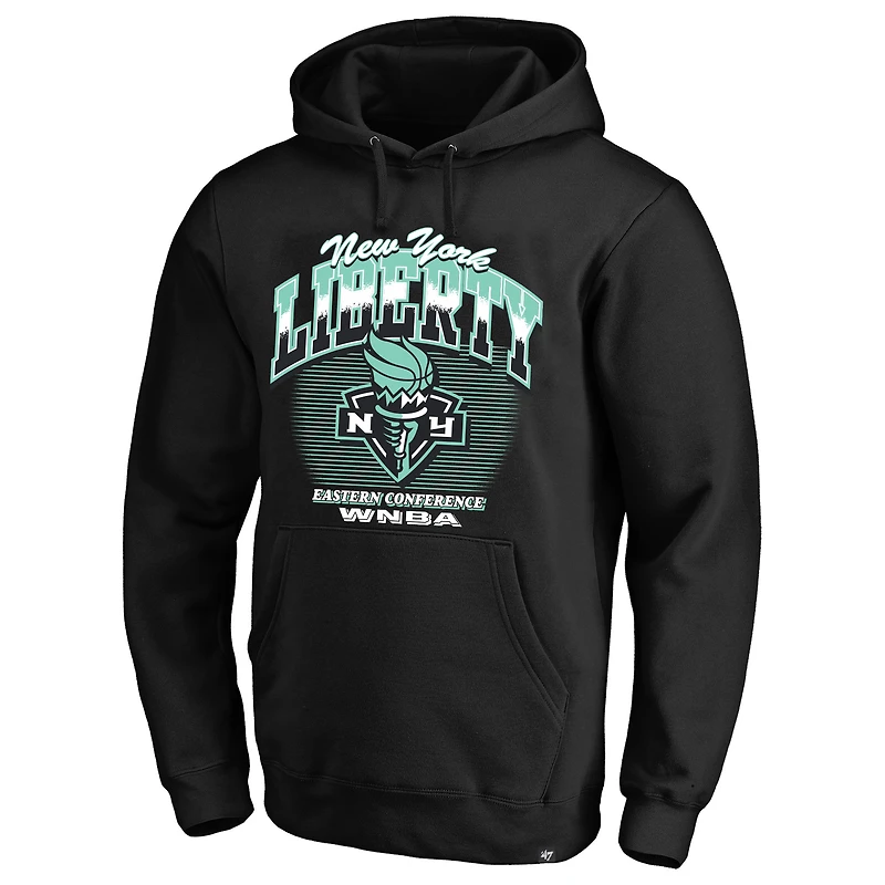 Men's '47 Black New York Liberty Big & Tall Headline Hoodie