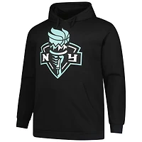 Men's Fanatics Black New York Liberty Big &Tall Team Logo Hoodie