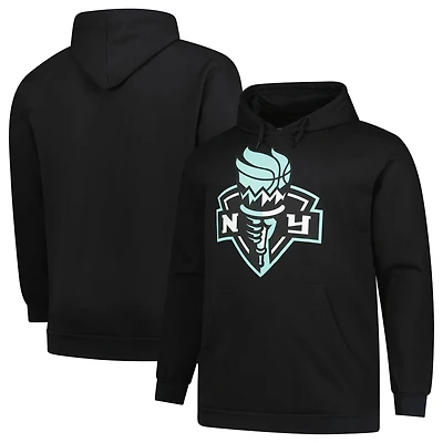 Men's Fanatics Black New York Liberty Big &Tall Team Logo Hoodie