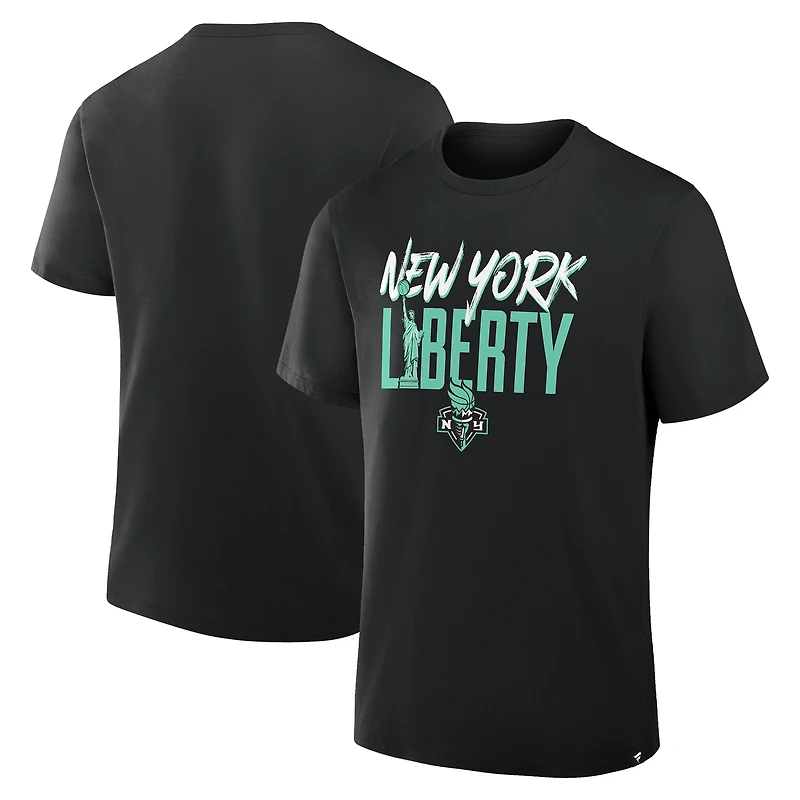 Men's Fanatics Black New York Liberty Hometown Local T-Shirt