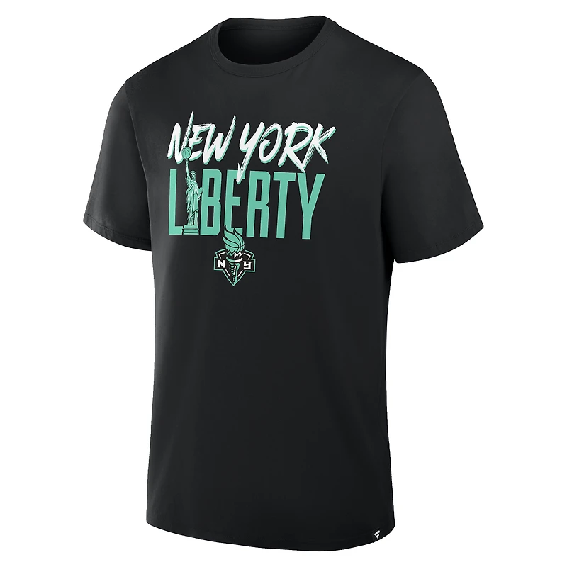 Men's Fanatics Black New York Liberty Hometown Local T-Shirt