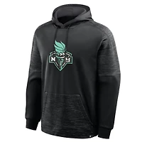 Men's Fanatics Black New York Liberty Pick & Roll Defender Pullover Hoodie