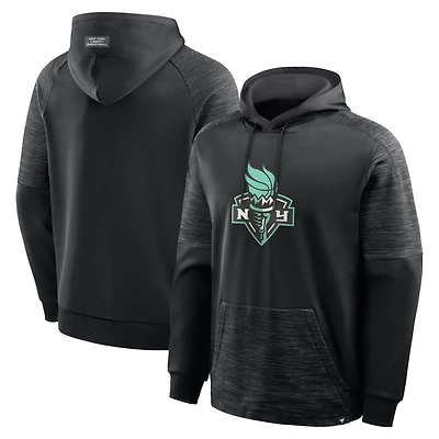 Men's Fanatics Black New York Liberty Pick & Roll Defender Pullover Hoodie