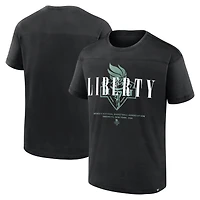 T-shirt décontracté New York Liberty noir pour homme de Fanatics