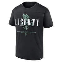 T-shirt décontracté New York Liberty noir pour homme de Fanatics