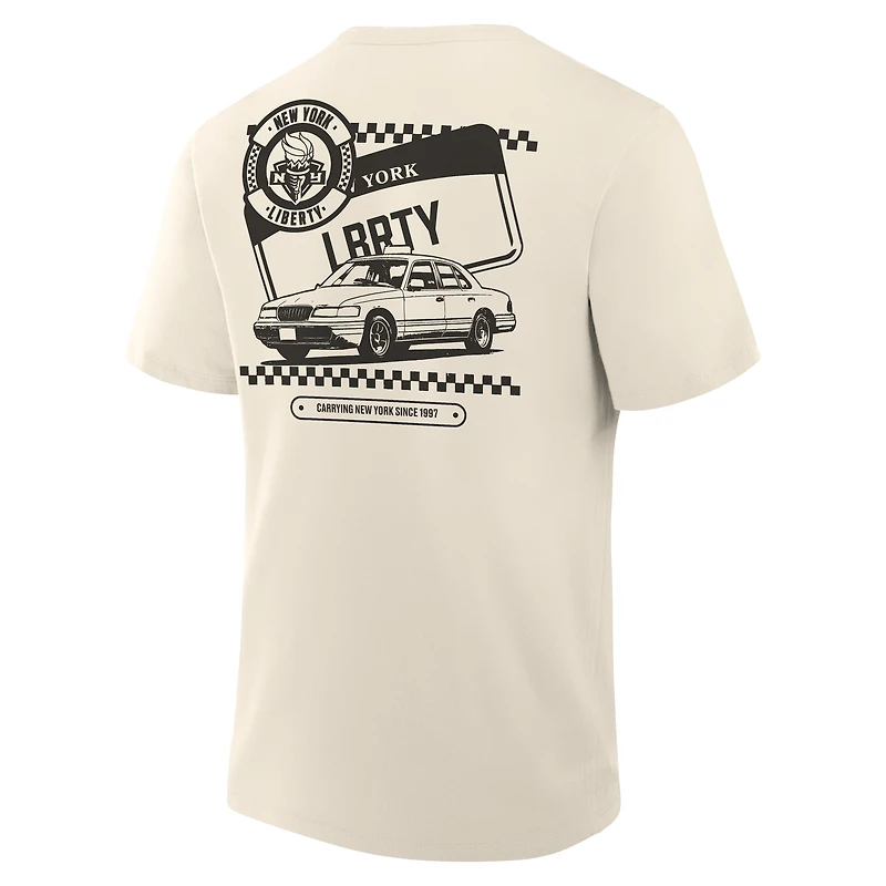 Men's Fanatics Cream New York Liberty Team Culture T-Shirt