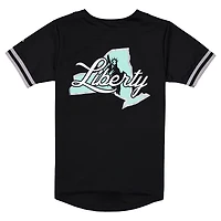 Men's New Era Black York Liberty 2026 WNBA Draft Hometown Baseball Jersey