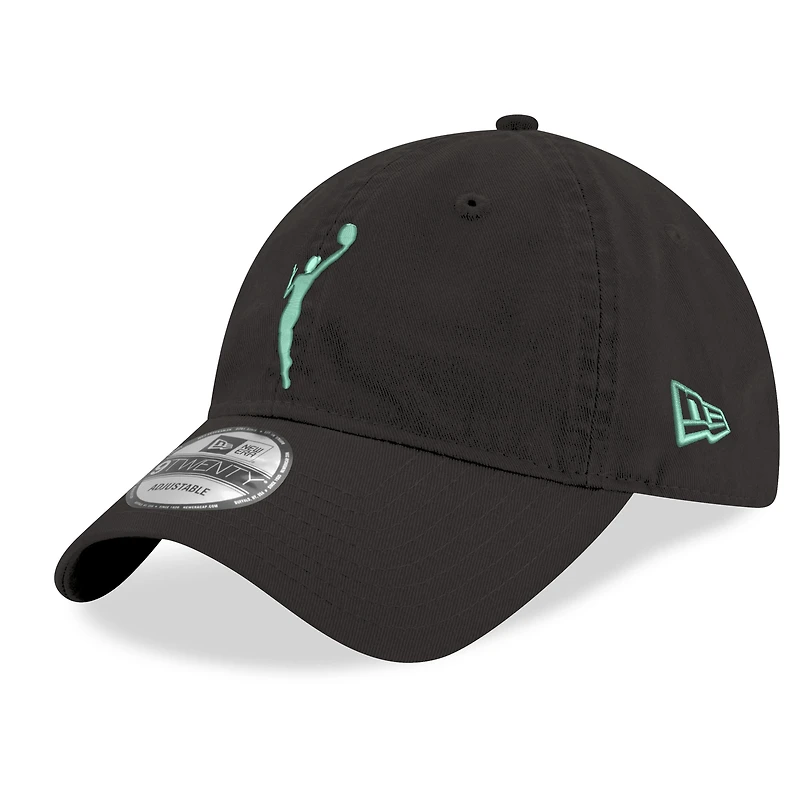 Casquette ajustable New Era Logowoman 9Twenty noire pour homme