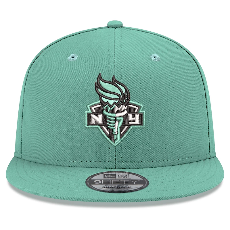 Men's New Era Turquoise New York Liberty 9FIFTY Snapback Hat