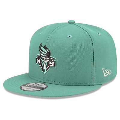 Men's New Era Turquoise New York Liberty 9FIFTY Snapback Hat