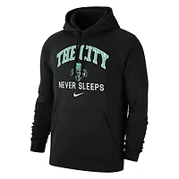 Sweat à capuche Nike noir pour homme New York Liberty The City Never Sleeps Club