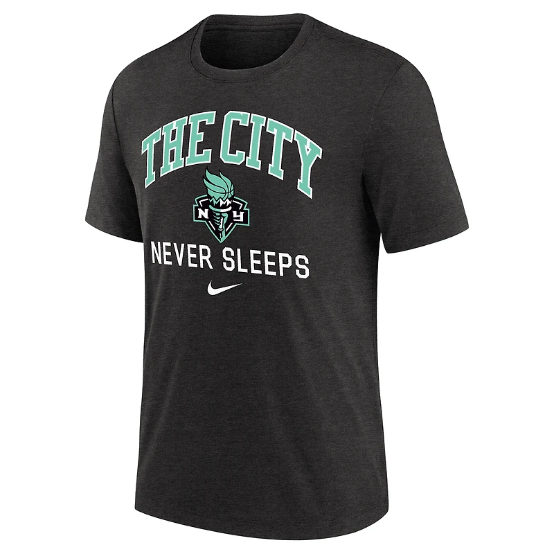 Men's Nike  Black New York Liberty Tri-Blend T-Shirt