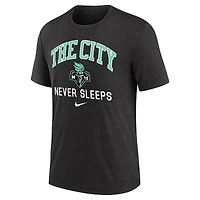 Men's Nike  Black New York Liberty Tri-Blend T-Shirt