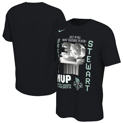 T-shirt Nike Breanna Stewart noir New York Liberty 2023 WNBA MVP pour homme