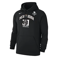 Sweat à capuche Nike Breanna Stewart noir pour homme, édition New York Liberty Explorer, avec nom et numéro