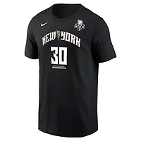 Men's Nike Breanna Stewart Black New York Liberty Name & Number T-Shirt