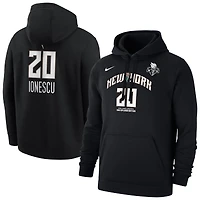 Sweat à capuche Nike Sabrina Ionescu noir pour homme, édition New York Liberty Explorer, avec nom et numéro