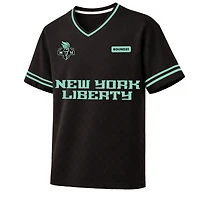 Men's round21  Black New York Liberty Soccer Jersey