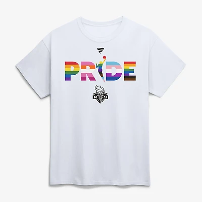 Men's  White New York Liberty WNBA Pride T-Shirt