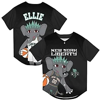 Preschool Outerstuff  Black New York Liberty Mascot Friend Mesh Fashion Jersey