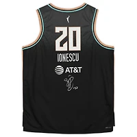 Maillot de joueur authentique dédicacé Nike 2021 Explorer Edition Victory par Sabrina Ionescu des New York Liberty Fanatics