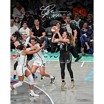 Sabrina Ionescu New York Liberty 2024 WNBA Finals Champions Autographed 16" x 20" Action Photograph