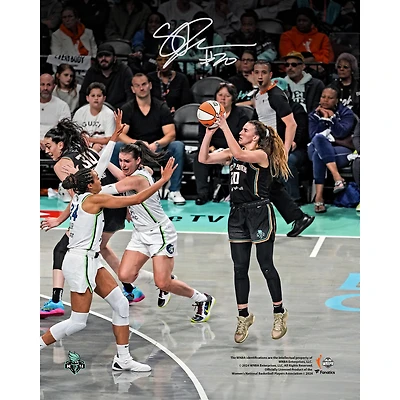 Sabrina Ionescu New York Liberty 2024 WNBA Finals Champions Autographed 8" x 10" Action Photograph