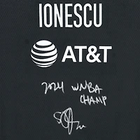 Sabrina Ionescu New York Liberty Autographed 2024 WNBA Finals Champions Black Nike Explorer Edition Jersey with "2024 WNBA Champ" Inscription
