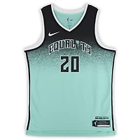 Maillot Swingman Nike Rebel Edition vert menthe dédicacé par Sabrina Ionescu des New York Liberty