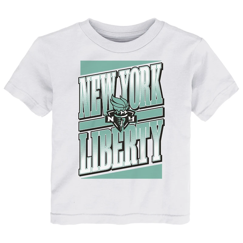 T-shirt blanc pour tout-petits de l'équipe New York Liberty