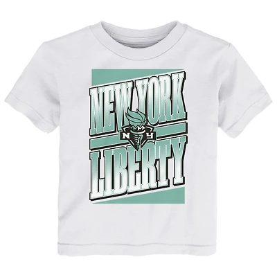 T-shirt blanc pour tout-petits de l'équipe New York Liberty
