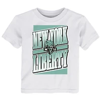 T-shirt blanc pour tout-petits de l'équipe New York Liberty