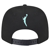 Unisex New Era  Black New York Liberty 9SEVENTY Checkerboard Print Adjustable Hat