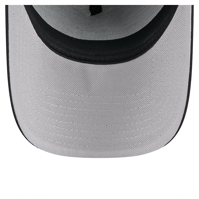 Casquette ajustable unisexe New Era noire New York Liberty Core Logo A-Frame 9FORTY