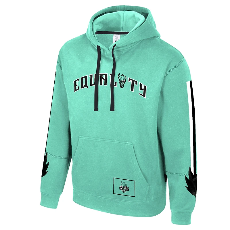 Sweat à capuche unisexe Stadium Essentials Mint New York Liberty City Star Rebel Edition
