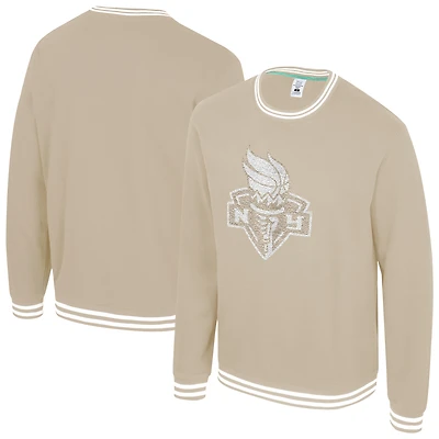 Sweat-shirt unisexe Stadium Essentials Tan New York Liberty Club Level Chenille