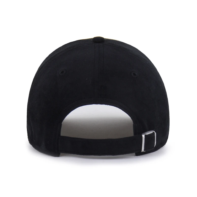 Unisex '47 Black New York Liberty Spirited Velour Clean Up Adjustable Hat