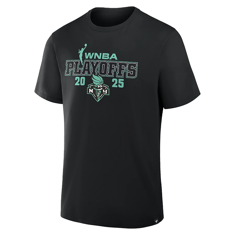 Unisex Fanatics  Black New York Liberty 2025 WNBA Playoffs T-Shirt