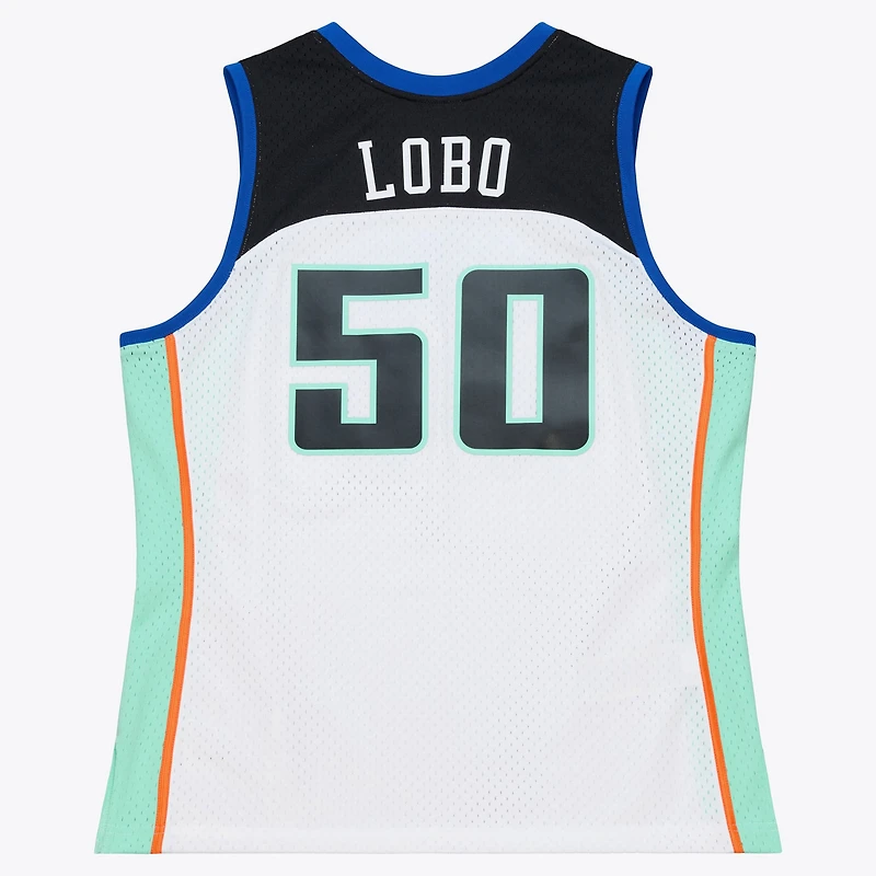 Unisex Mitchell & Ness Rebecca Lobo White New York Liberty 1997 Swingman Jersey - Court Origins