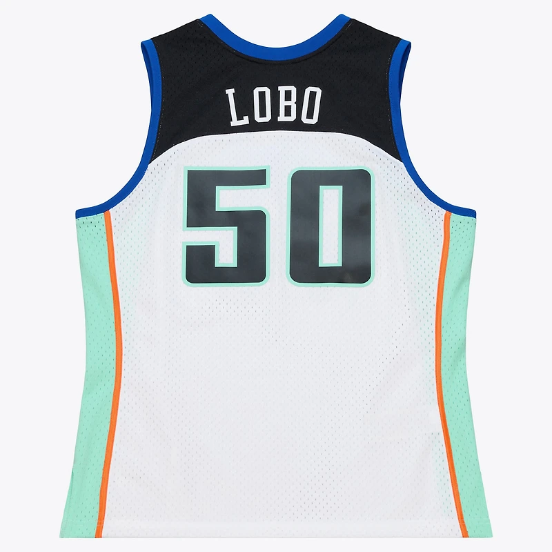 Maillot Swingman unisexe Mitchell & Ness Rebecca Lobo blanc New York Liberty Court Origins