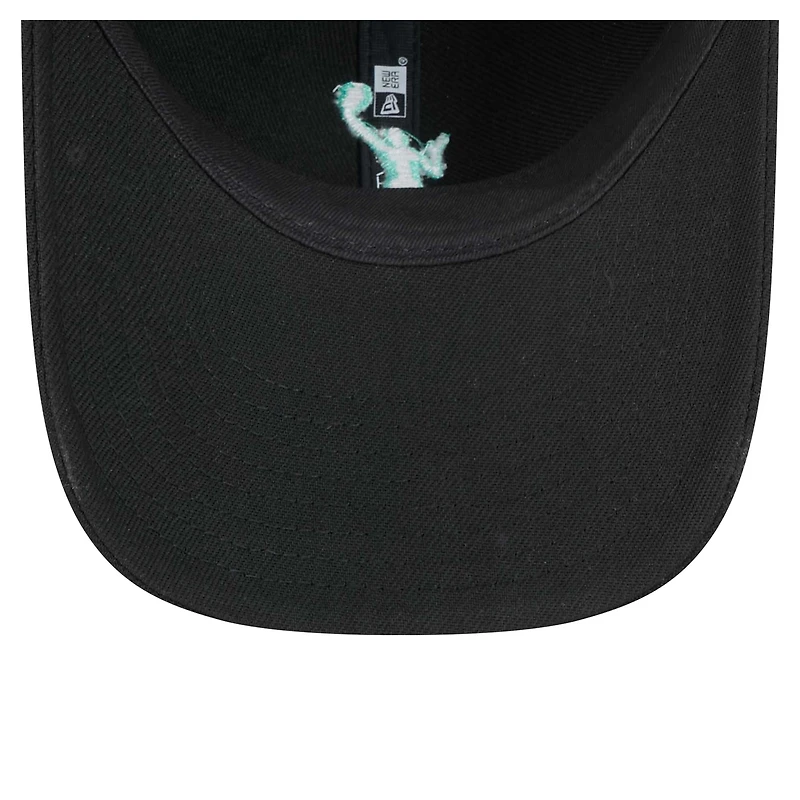 Casquette ajustable unisexe New Era noire New York Liberty 9TWENTY
