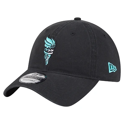 Unisex New Era Black New York Liberty Core Alt Logo 9TWENTY Adjustable Hat