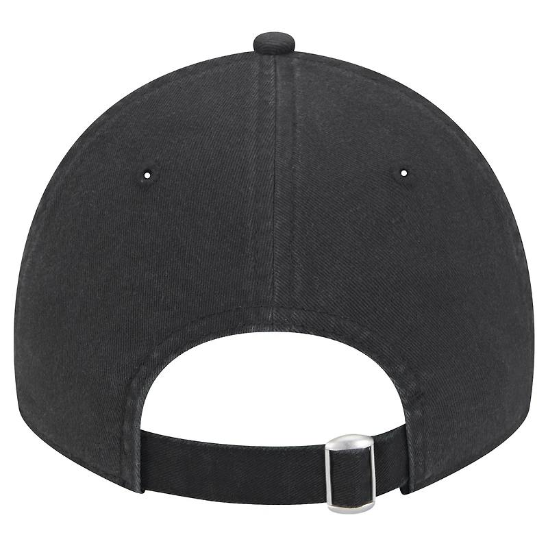 Casquette ajustable unisexe New Era noire avec logo New York Liberty Core 9TWENTY