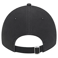 Casquette ajustable unisexe New Era noire avec logo New York Liberty Core 9TWENTY