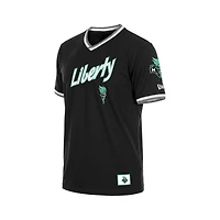 Unisex New Era  Black York Liberty Sport Classics Capsule V-Neck Fashion Jersey