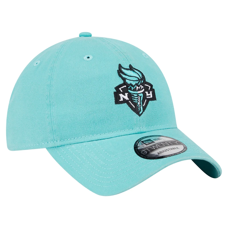 Casquette ajustable unisexe New Era Mint New York Liberty Core Alt Logo 9TWENTY