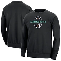 Sweat-shirt unisexe Nike noir New York Liberty 2026 Dri-FIT pour l'entraînement sur le terrain
