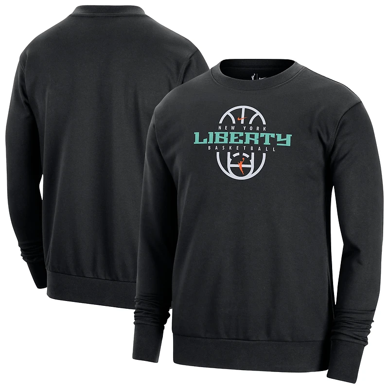 Unisex Nike Black New York Liberty 2026 On-Court Practice Dri-FIT Sweatshirt