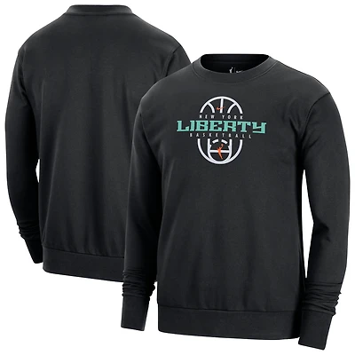 Unisex Nike Black New York Liberty 2026 On-Court Practice Dri-FIT Sweatshirt