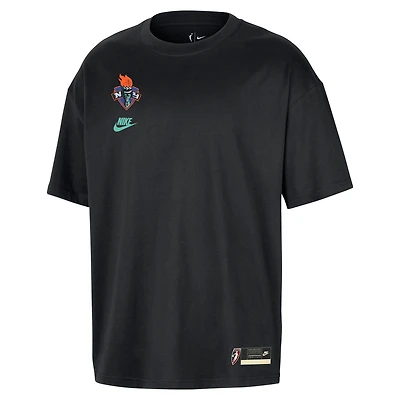 Unisex Nike Black New York Liberty Court Origins Throwback Premium T-Shirt